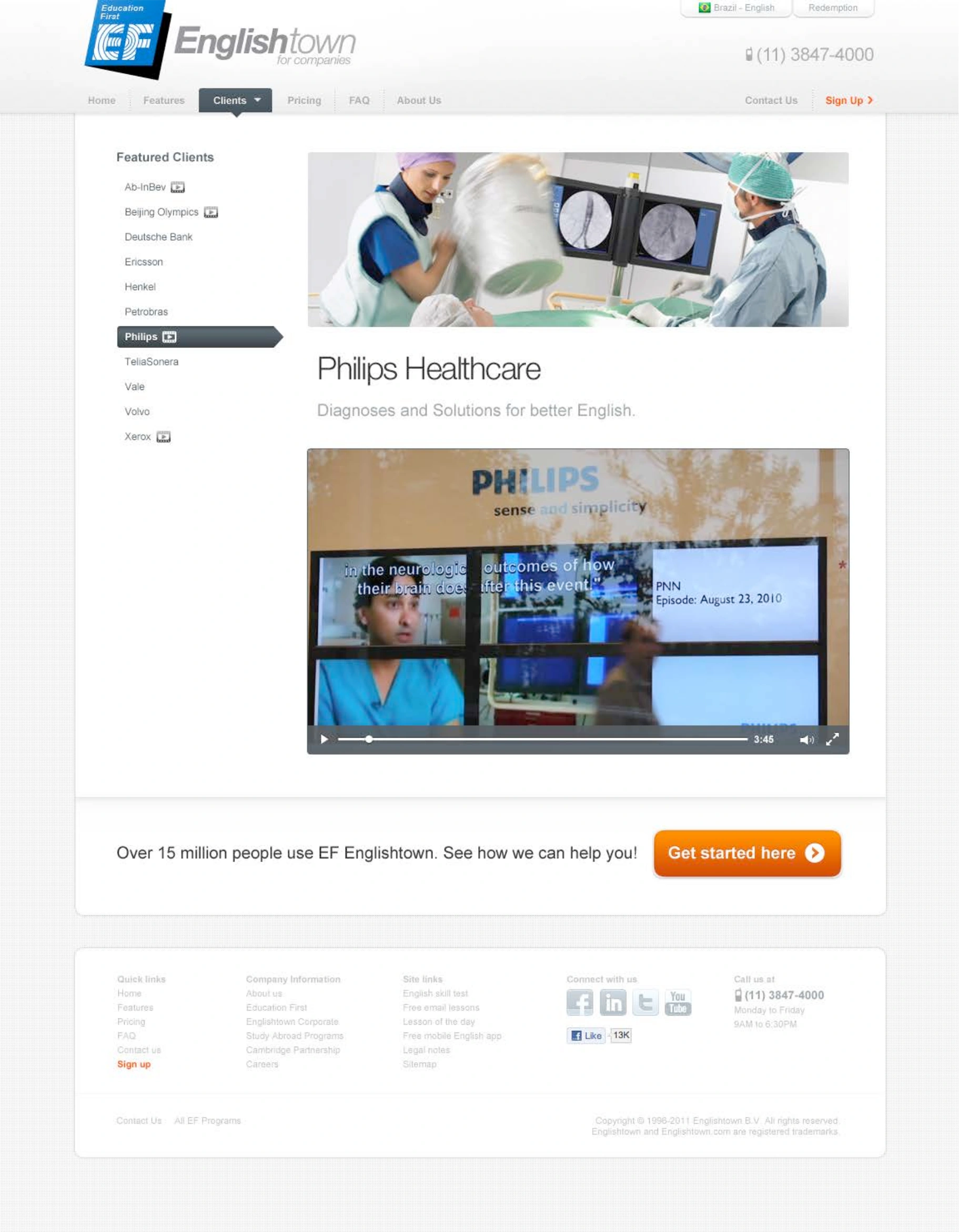 Englishtown Corporate Solutions: EF / Corporate website, view 4 of 6