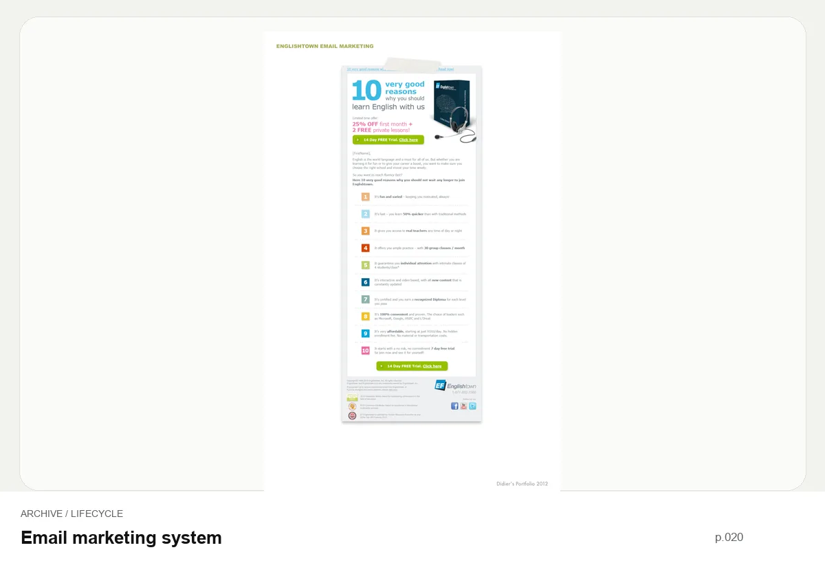 Email marketing system